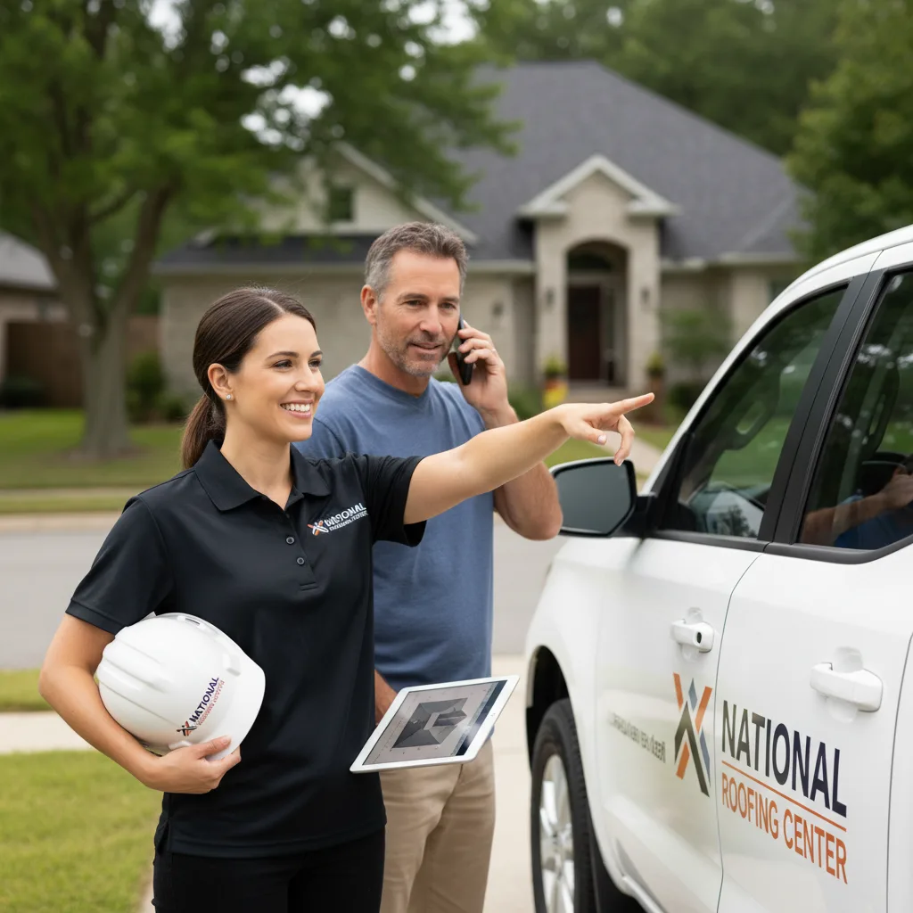 National Roofing Center customer support in Ashley